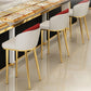 30.34'' Leather Glam Bar Stool Matte Finish Upholstered Restaurant Stool Clearhalo 'Bar Furniture' 'Bar Stools' 'bar_stools' 'furn' 'furn_bar_stools' 'Furniture' 'Kitchen & Dining Furniture' 1200x1200_1b59c299-75b8-420b-8ed8-92c4c4613e4c
