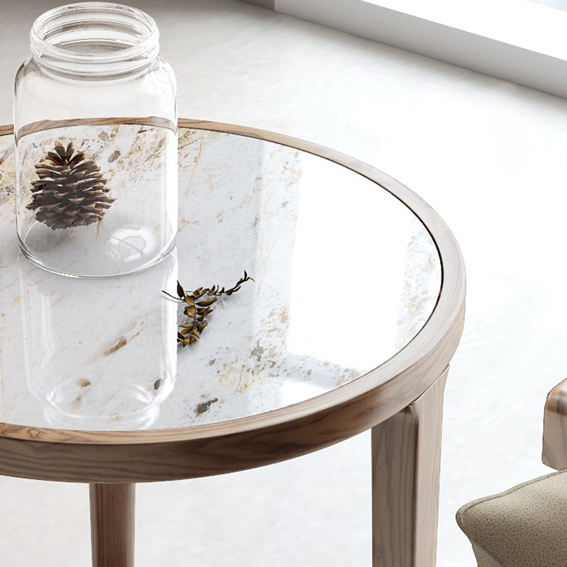Table basse moderne en ardoise sans ensemble de table basse ronde pénible