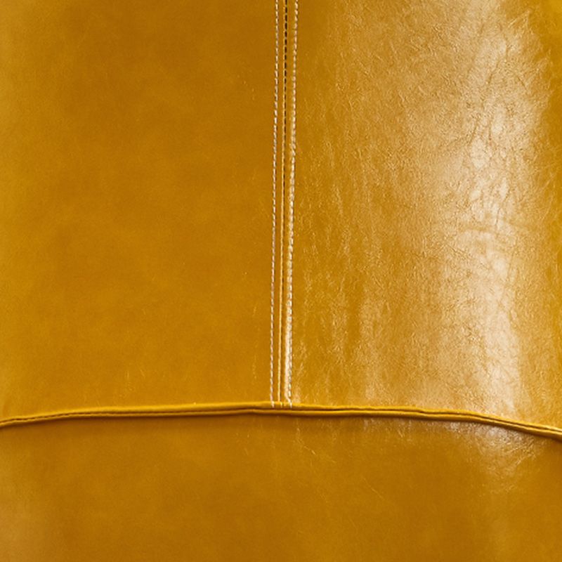 Braccia in pelle per camera da letto a colori solidi inclusi braccia rotonde sedia a barre posteriore