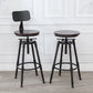 Contemporary Style Adjustable Bar-stool Round Counter Bar Stool for Kitchen