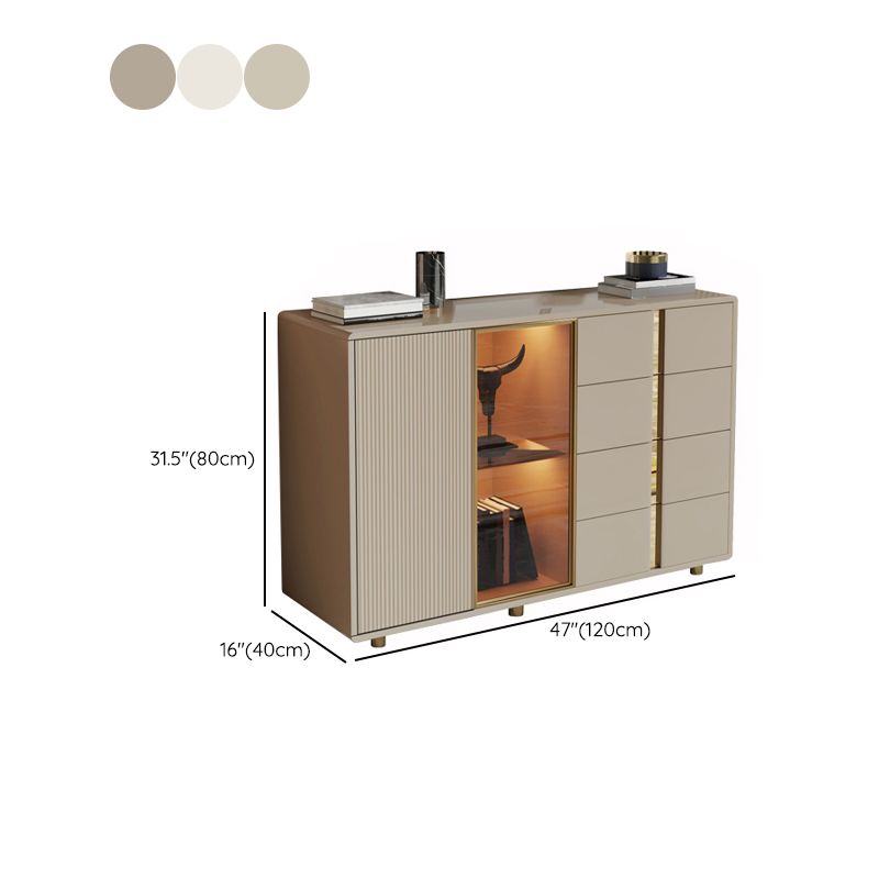 Glam Storage Chest Dresser Wooden Storage Chest with 4 Drawers Clearhalo 'Bedroom Furniture' 'Dressers & Chests' 'dressers_chests' 'furn' 'furn_dressers_chests' 'Furniture' 1200x1200_1b636666-cbad-4bfc-9a22-88941c479d43