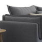 Fabric Living Room Pillow Top Arm Standard Cushions Light-grey Settee Clearhalo 'Furniture' 'furniture_sofas' 'kitchen' 'kitchen_sofas' 'Living Room Furniture' 'Sofa' 'sofas' 1200x1200_1b6959d8-66c9-4a7e-b28f-a53a0d56adc6