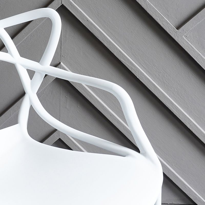 Contemporary Chairs Dining Arm Open Back Side Chairs with Plastic Legs for Kitchen Clearhalo ' kitchen&dining_furn' 'Dining Chairs' 'Dining Tables & Seating' 'dining_chair' 'furn' 'furn_dining_chair' 'Furniture' 'furniture_dining_chair' 'Kitchen & Dining Furniture' 'kitchen' 1200x1200_1b69b306-8b4e-4a17-85b6-f819f5f3a6e1