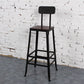 Dining Room Industrial Style Wood Barstool Iron 4 Legs Bar Stool with Pedal Clearhalo 'Bar Furniture' 'Bar Stools' 'bar_stools' 'furn' 'furn_bar_stools' 'Furniture' 'Kitchen & Dining Furniture' 1200x1200_1b6bcd5b-95be-40ad-88fc-47397e9811e3