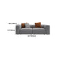 Stof moderne HoundStooth Patroon Sofa Tuxedo Arm Sofa met kussens