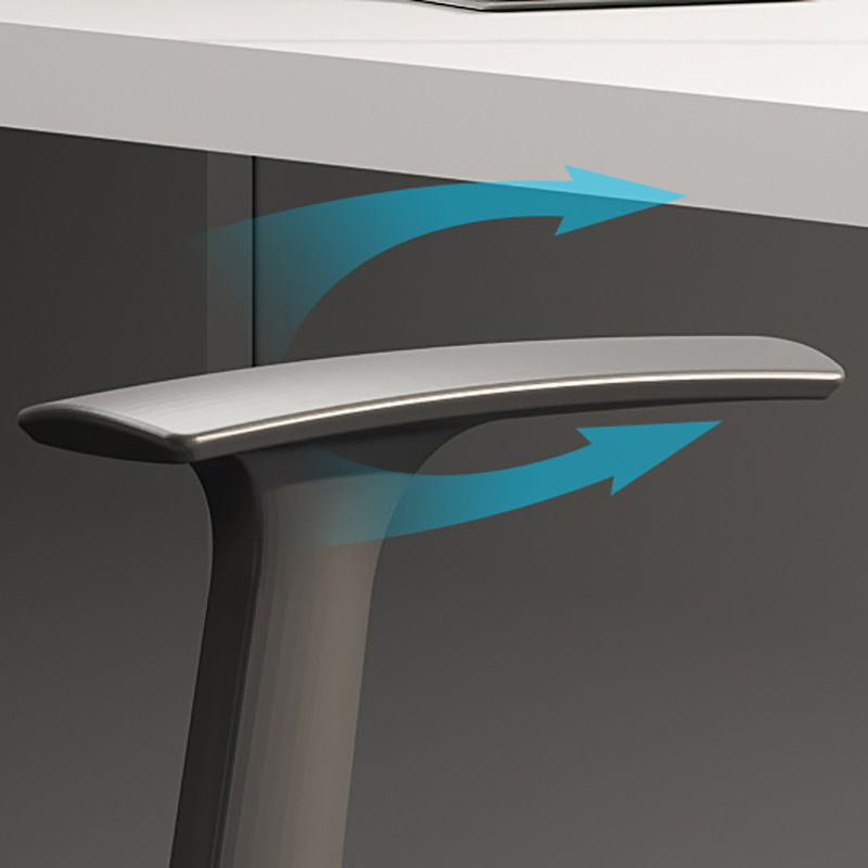 Sedia da ufficio a armi fisse moderne nessuna sedia da scrivania ergonomica angosciante