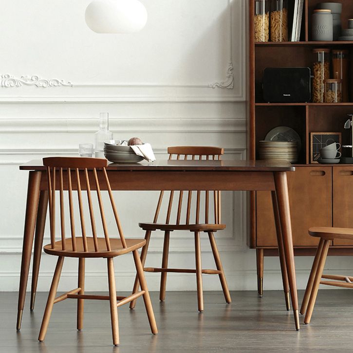 Rectangle Ash Wood Table in Brown Modern Dining Table with 4 Legs for Restaurant Clearhalo ' dining_table' 'Dining Tables & Seating' 'Dining Tables' 'furn' 'furn_dining_table' 'Furniture' 'furniture_dining_table' 'Kitchen & Dining Furniture' 'kitchen&dining_furn' 'kitchen' 'kitchen_dining_table' 1200x1200_1b71ac89-1a65-4596-9523-d12dbd1afc4c