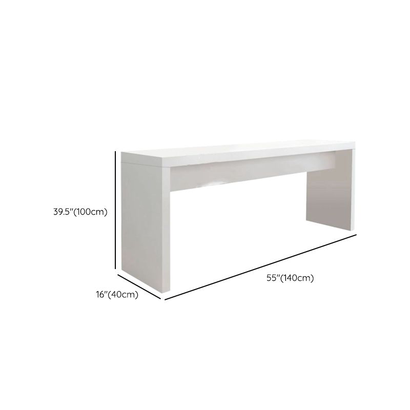 Rectangle Bistro Accent Dining Table White Pub Height Dining Table Clearhalo 'Bar Furniture' 'Bar Tables' 'bar_tables' 'furn' 'furn_bar_tables' 'Furniture' 'Kitchen & Dining Furniture' 1200x1200_1b74d723-7d66-405d-86e7-f0583156c3f8