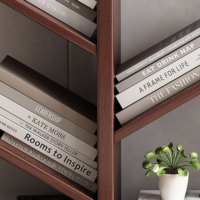 Contemporary Etagere Bookcase Wooden Open Back Bookshelf for Home Clearhalo 'Bookcases' 'Furniture' 'furniture_bookcases' 'kitchen' 'kitchen_bookcases' 'Living Room Furniture' 'Office Furniture' 1200x1200_1b7682f6-0455-402d-9872-af08f0a3fac4