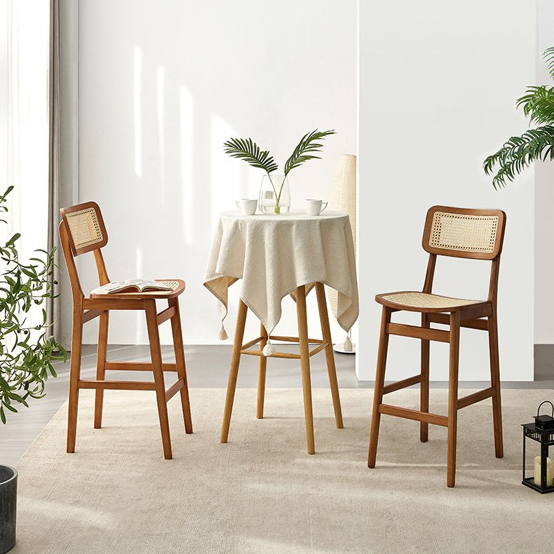 Wood Contemporary Kitchen Dining Room Armless Stool Low Back Bar Stool Clearhalo 'Bar Furniture' 'Bar Stools' 'bar_stools' 'furn' 'furn_bar_stools' 'furniture_bar_stools' 'Kitchen & Dining Furniture' 'kitchen&dining_furn' 'kitchen' 'kitchen_furn' Furniture' 1200x1200_1b7687ea-769d-497c-a608-6ac4844c3d58