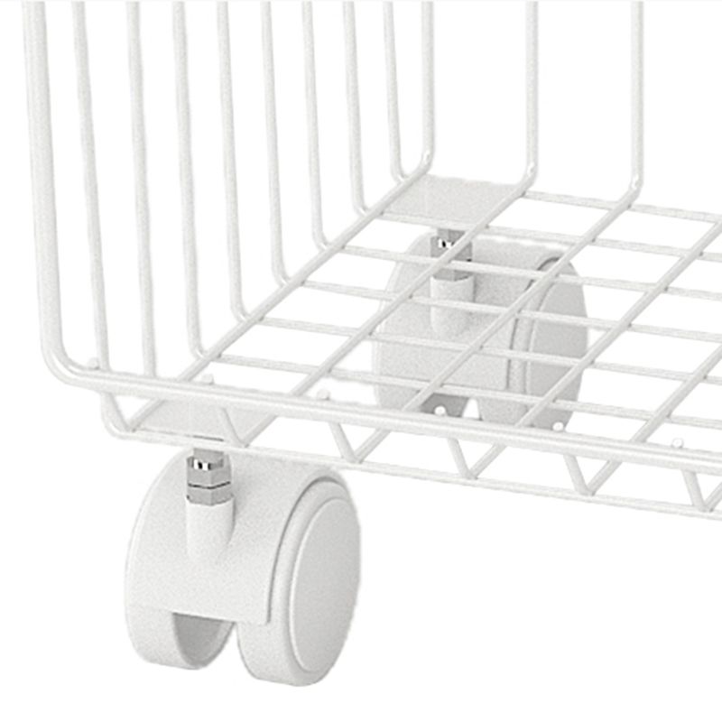 Modern Style Bookshelf Standard Closed Back Metal Bookcase for Home with Wheels Clearhalo 'Bookcases' 'furn' 'furn_bookcases' 'Furniture' 'furniture_bookcases' 'Office Furniture' 1200x1200_1b7690fa-285e-40c2-ab58-30ed8b46487d