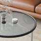 Contemporary Glass-Topped Coffee Table 3 Legs Coffee Cocktail Table Clearhalo 'Coffee & Accent Tables' 'Coffee Tables' 'coffee_tables' 'furn' 'furn_coffee_tables' 'Furniture' 'Living Room Furniture' 1200x1200_1b77cc4d-7bd2-468b-8af1-1d6cc460f681