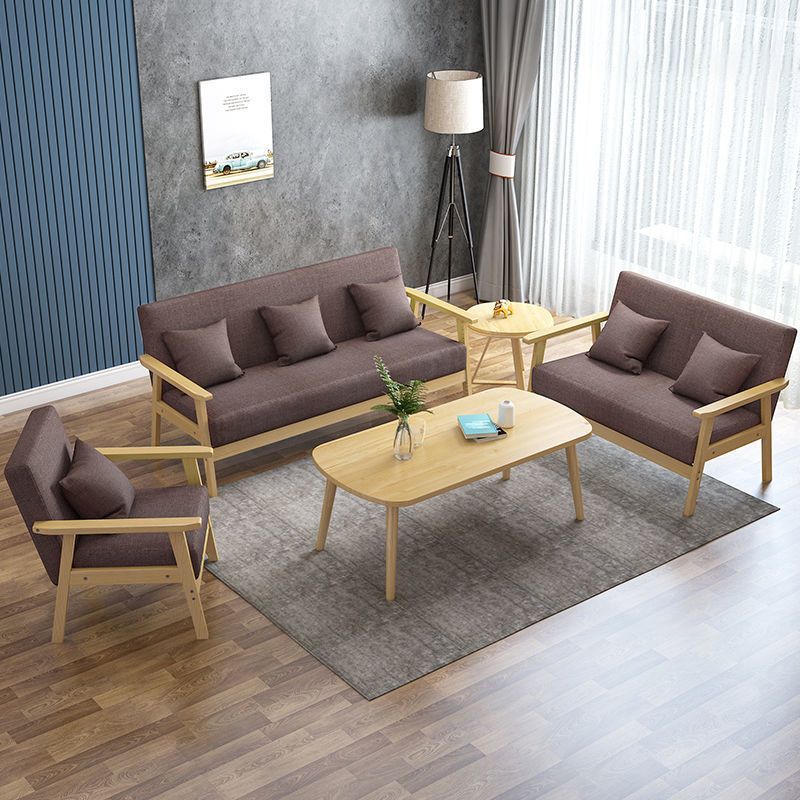 Zeitgenössischer enger Rückenstandard Square Arm Wohnzimmer Sofa