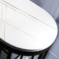 Modern Black and White Event and Cocktail Table Marble Storage Counter Table Clearhalo 'Bar Furniture' 'Bar Tables' 'bar_tables' 'Furniture' 'furniture_bar_tables' 'Kitchen & Dining Furniture' 'kitchen&dining_furn' 'kitchen' 1200x1200_1b787e04-5b77-46bb-a8c2-17961c04e06a