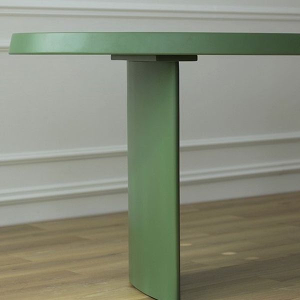 29.5" H Contemporary Simple Style Writing Desk Irregular Shape Wooden Office Desk Clearhalo 'furn' 'furn_office_desk' 'Furniture' 'Office Desks' 'Office Furniture' 'office_desk' 1200x1200_1b79fdb0-27a1-4efc-a1ab-5f9f24fedbc8