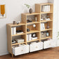 Contemporary Standard Book Shelf Engineered Wood Open Bookcase