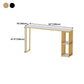 Stone Top Bar Table Traditional Luxury Rectangle Bar Table with Sled Base Clearhalo 'Bar Furniture' 'Bar Tables' 'bar_tables' 'furn' 'furn_bar_tables' 'Furniture' 'furniture_bar_tables' 'Kitchen & Dining Furniture' 1200x1200_1b7cf534-62b0-4463-9ca7-23f1d2c27550