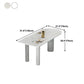 Free Form Sintered Stone White Dining Table Simplicity 3 Legs Table for Dining Room Clearhalo ' dining_table' 'Dining Tables & Seating' 'Dining Tables' 'furn' 'furn_dining_table' 'Furniture' 'furniture_dining_table' 'Kitchen & Dining Furniture' 'kitchen&dining_furn' 'kitchen' 'kitchen_dining_table' 1200x1200_1b7ebead-91b5-47ee-8b89-af0bcb285f99