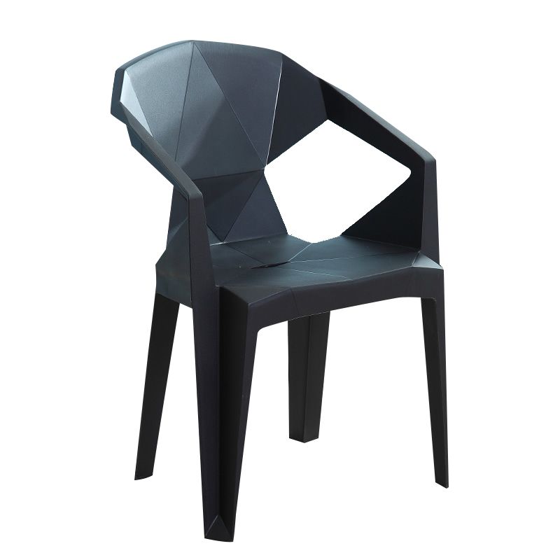Indoor Modern Dining Arm Chairs Stackable Home Plastic Dining Armchair Clearhalo ' kitchen&dining_furn' 'Dining Chairs' 'Dining Tables & Seating' 'dining_chair' 'furn' 'furn_dining_chair' 'Furniture' 'furniture_dining_chair' 'Kitchen & Dining Furniture' 'kitchen' 1200x1200_1b88ae86-d7fb-4a70-9e88-f856fe98a24b