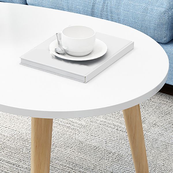 Contemporary 3 Legs and 4 Legs Cocktail Table Wooden Coffee Table