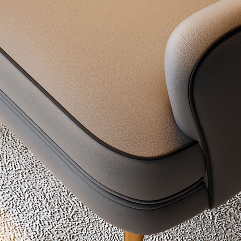 Contemporary Pillow Back Chair Recessed Arms Pillow Back ArmChair Clearhalo 'Accent Chairs' 'accent_chairs' 'Chairs & Seating' 'furn' 'furn_accent_chairs' 'Furniture' 'Living Room Furniture' 1200x1200_1b8948b5-12b2-4097-9c7c-5cdbd7f00b5e