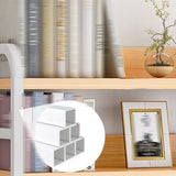 Double Shelving Bookshelf Contemporary Style Open Back Bookcase for Study Room Clearhalo 'Bookcases' 'furn' 'furn_bookcases' 'Furniture' 'furniture_bookcases' 'kitchen' 'kitchen_bookcases' 'Living Room Furniture' 'Office Furniture' 1200x1200_1b89a200-b3d5-42ce-8cf5-f3d942f99763