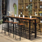 Contemporary Style Counter-height Stool Living Room Bar Stool with Metal Legs