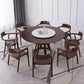 Modern Style Solid Wood Dining Table Brown Round Table with Pedestal Base Clearhalo ' dining_table' 'Dining Tables & Seating' 'Dining Tables' 'furn' 'furn_dining_table' 'Furniture' 'furniture_dining_table' 'Kitchen & Dining Furniture' 'kitchen&dining_furn' 'kitchen' 'kitchen_dining_table' 1200x1200_1b8e75b7-12de-4b04-9666-33a4497682e7