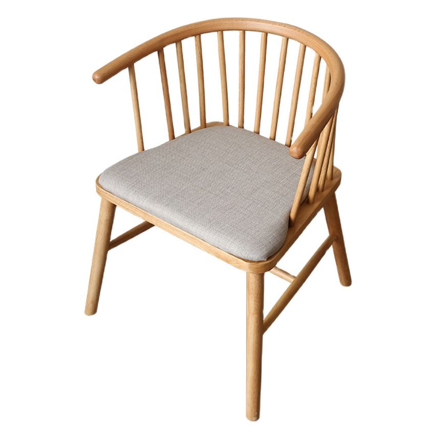 Minimalist Wooden Base Indoor Chair 21''Wide Winsor Chair with 4 Legs for Restaurant Clearhalo ' kitchen&dining_furn' 'Dining Chairs' 'Dining Tables & Seating' 'dining_chair' 'furn' 'furn_dining_chair' 'Furniture' 'furniture_dining_chair' 'Kitchen & Dining Furniture' 'kitchen' 1200x1200_1b8f0f5b-6713-4b99-abad-d47309a14070