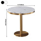 Marble Dining Table Single Pedestal Metallic Base Round Table for Home Clearhalo ' dining_table' 'Dining Tables & Seating' 'Dining Tables' 'furn' 'furn_dining_table' 'Furniture' 'furniture_dining_table' 'Kitchen & Dining Furniture' 'kitchen&dining_furn' 'kitchen' 'kitchen_dining_table' 1200x1200_1b91b061-1df6-43ee-a88a-76596754fbf7