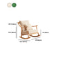 Suede and Solid Wood Rocking Chair with Padded Seat Rocker Chair Removable Cushions Clearhalo 'Chairs & Seating' 'furn' 'furn_rocking_chairs' 'Furniture' 'Living Room Furniture' 'Rocking Chairs' 'rocking_chairs' 1200x1200_1b96b0af-62a4-425e-bd4a-83ea82ce171e