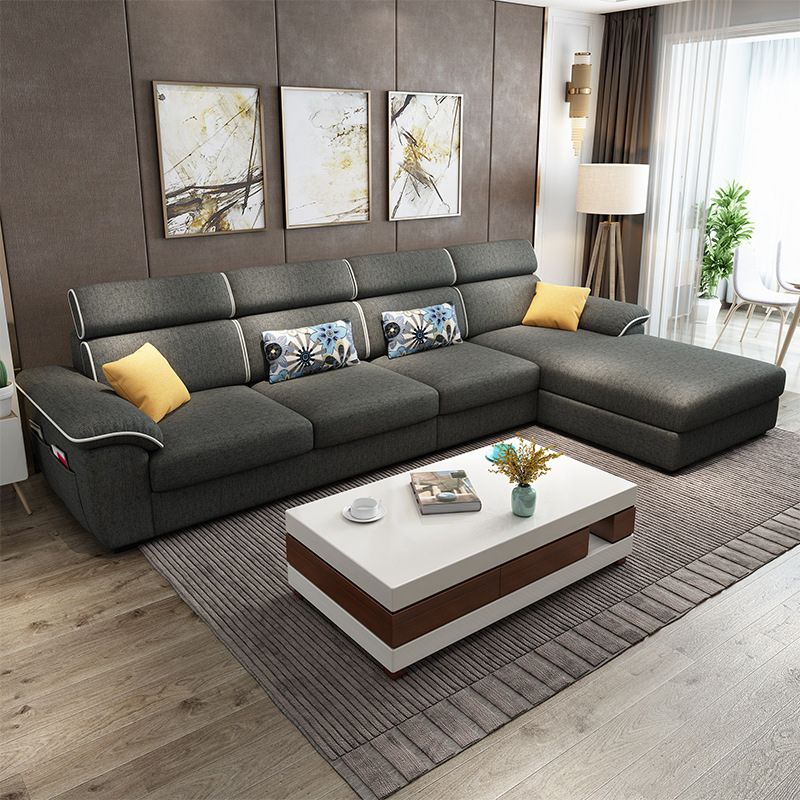 Lince contemporaneo sezione cuscino superiore braccio sezionale con conservazione