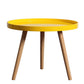 3 Legs Base Design Density Board  End Table with Round Side Table