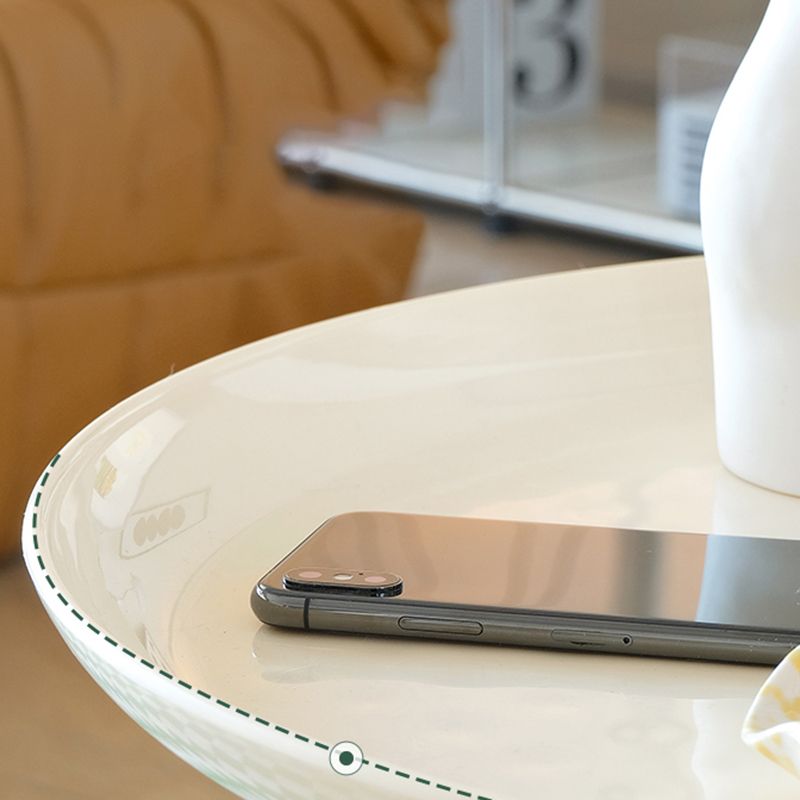 Pedestal End Table Plastic Round Side Sofa Side Accent Table with Tray Top Clearhalo 'Coffee & Accent Tables' 'End & Side Tables' 'end_side_tables' 'furn' 'furn_end_side_tables' 'Furniture' 'Living Room Furniture' 1200x1200_1b9b8499-aea5-4dfe-bab9-e4a99c024086