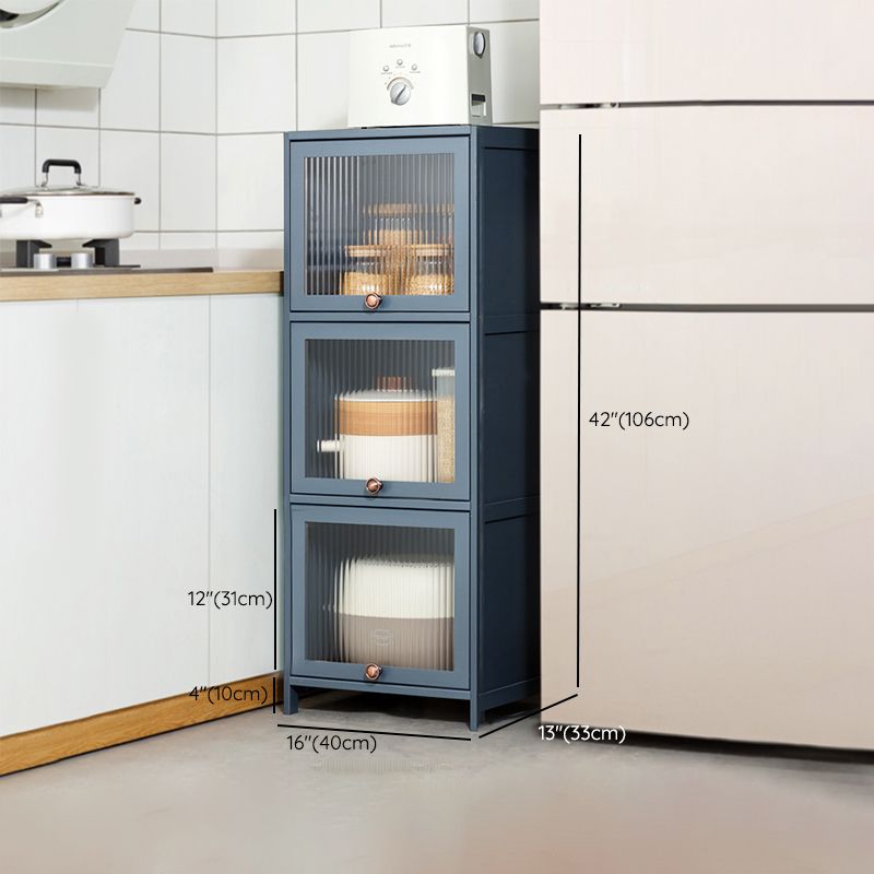 Mesa contemporánea de la mesa del aparador Bamboo con puertas para la cocina