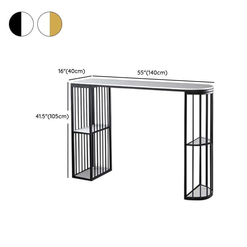 Glam Style Bar Bistro Set 1/3 Pieces Stone Bar-Height Bar table with Upholstered Stools Clearhalo 'Bar Furniture' 'furn' 'furn_home_bar_bar_sets' 'Furniture' 'Home Bars & Bar Sets' 'home_bar_bar_sets' 'Kitchen & Dining Furniture' 1200x1200_1b9cdbef-ddee-4f4d-935f-23f0d343041b
