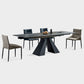 Industrial Black Standard Dining Table Sintered Stone Rectangle Dining Table for Kitchen Clearhalo ' dining_table' 'Dining Tables & Seating' 'Dining Tables' 'furn' 'furn_dining_table' 'Furniture' 'furniture_dining_table' 'Kitchen & Dining Furniture' 'kitchen&dining_furn' 'kitchen' 'kitchen_dining_table' 1200x1200_1b9ff3ce-66ee-4bdf-810a-e2bea949a3d2