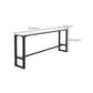 Rectangle Faux Marble Bar Height Table Contemporary Trestle Base Bar Table Clearhalo 'Bar Furniture' 'Bar Tables' 'bar_tables' 'furn' 'furn_bar_tables' 'Furniture' 'Kitchen & Dining Furniture' 1200x1200_1ba14c64-f89e-43ca-a95e-9300b1f31d1f
