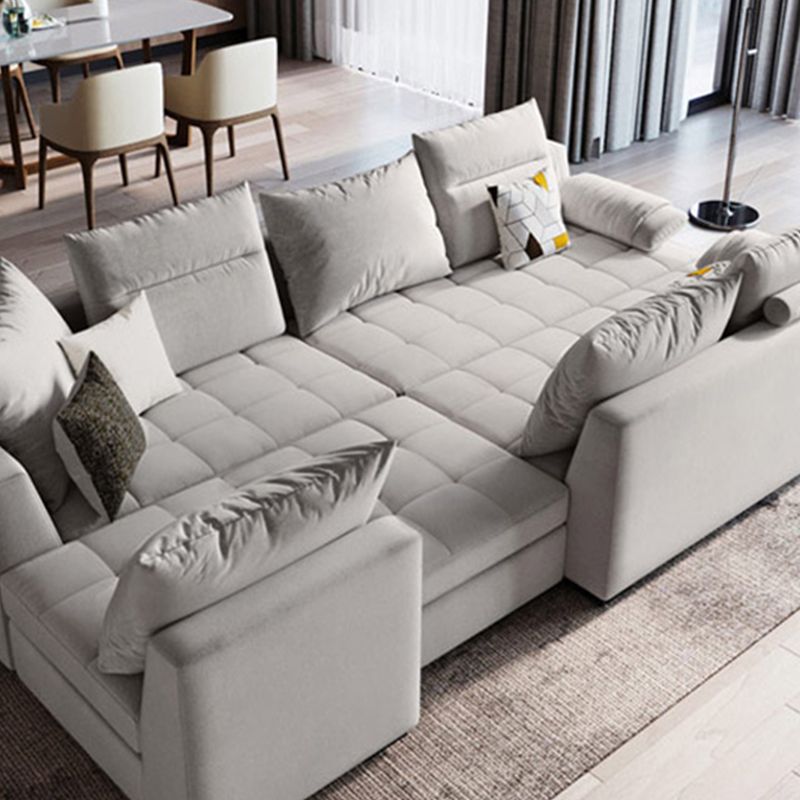 Cuscino contemporaneo Top ARM Sezione divano di divano di velluto sezionale