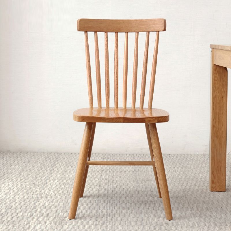 Cucina contemporanea sedia a braccioless a bracciole in legno in legno massiccio sedia da pranzo