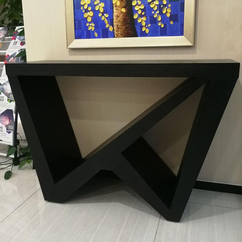 Tavolo da console in legno da 12 "W tavolo da accento moderno di metà secolo per Hall