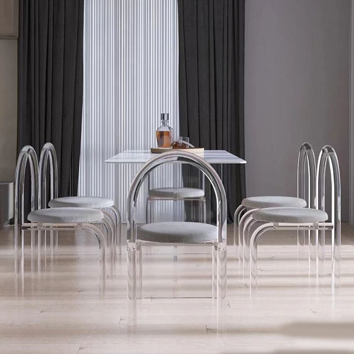 Modern 1/7 Pieces Dining Set Rectangle Stone Dining Table for Dining Room Clearhalo 'Dining Room Sets' 'Dining Tables & Seating' 'dining_room_set' 'furn' 'furn_dining_room_set' 'Furniture' 'furniture_dining_room_set' 'Kitchen & Dining Furniture' 1200x1200_1ba3fdf2-a700-433c-8125-f4be7fc61c8c