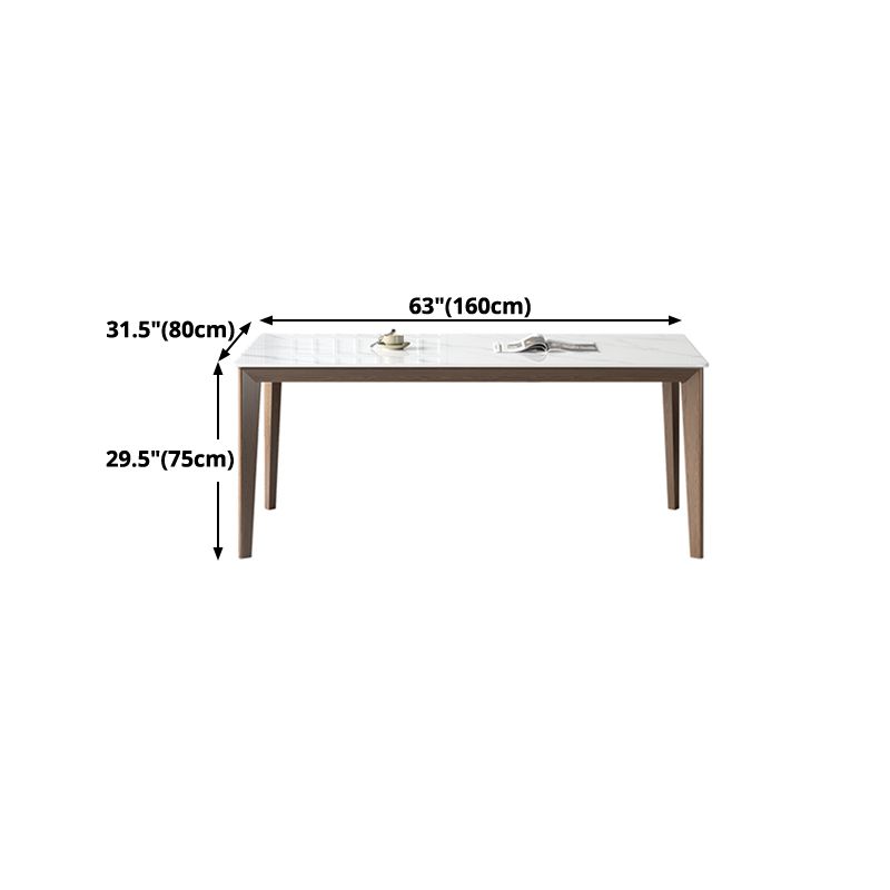 Rectangle Medieval Modern Dining Table Sintered Stone Table with 4 Wood Legs Clearhalo ' dining_table' 'Dining Tables & Seating' 'Dining Tables' 'furn' 'furn_dining_table' 'Furniture' 'furniture_dining_table' 'Kitchen & Dining Furniture' 'kitchen&dining_furn' 'kitchen' 'kitchen_dining_table' 1200x1200_1ba4d834-c599-4f61-b3ee-bd55d93a9e39