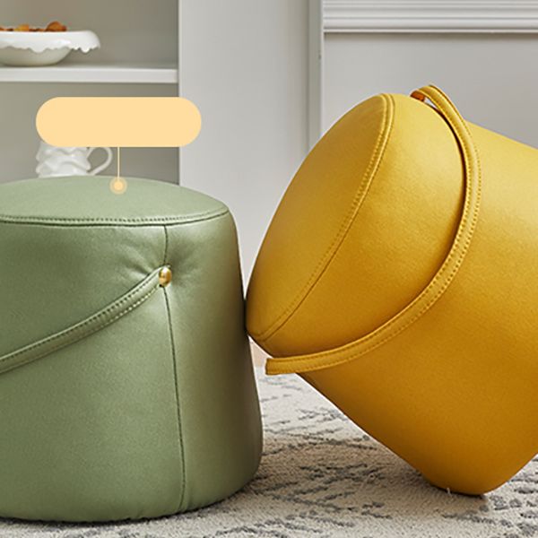 Fabric Standard Stool Modern Style Simple Household Round Footstool Clearhalo 'furn' 'furn_ottomans_poufs' 'Furniture' 'Living Room Furniture' 'Ottomans & Poufs' 'ottomans_poufs' 1200x1200_1ba5da8d-fcfe-40dc-864c-25e12117ba70