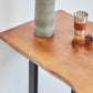 Pine Wood Top Bar Table Industrial Style Bar Table with Iron Sled Base