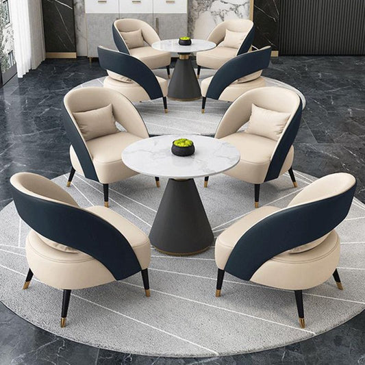 Silla de cuero de la conferencia sin armas contemporánea para la oficina