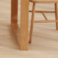 Table de salle à manger contemporaine Table de salle à manger rectangulaire en bois massif naturel