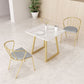 Industrial Style Dining Site Table Stone Sled Base Dining Room Home Furniture Clearhalo ' dining_table' 'Dining Tables & Seating' 'Dining Tables' 'furn' 'furn_dining_table' 'Furniture' 'furniture_dining_table' 'Kitchen & Dining Furniture' 'kitchen&dining_furn' 'kitchen' 'kitchen_dining_table' 1200x1200_1ba7e511-dc4d-4cdc-844f-a2a82a409d52