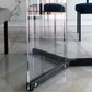 Modern Style White Dining Table Rectangle Sintered Stone Table with Acrylic Base Clearhalo ' dining_table' 'Dining Tables & Seating' 'Dining Tables' 'furn' 'furn_dining_table' 'Furniture' 'furniture_dining_table' 'Kitchen & Dining Furniture' 'kitchen&dining_furn' 'kitchen' 'kitchen_dining_table' 1200x1200_1baa2080-0a39-42fb-8f99-e1bad3c1b13b