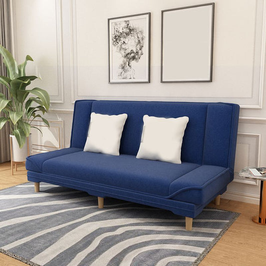 31,5 "H zeitgenössische leinenlose Cabrio -Schläfersofa mit Wäsche ohne Wäsche